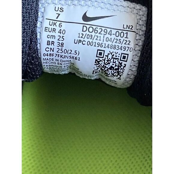 Nike Vapor Edge 360 VC Vapor Carbon Football Cleat DO6294-001 Men’s Size 7 - Picture 11 of 12